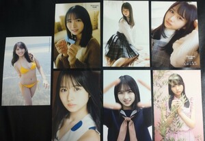 日向坂46　上村ひなの　ポストカード　７枚　セブンネット　ヤングマガジン　BUBKA　Platinum FLASH　graduation2020中学卒業