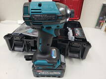 makita　TD002GRDX　ブルー　【新品未使用品】　充電式インパクトドライバー　40V　max 2.5AH　マキタ_画像7