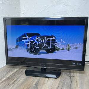 【L7木】★【現状出品】SHARP シャープ 液晶カラーテレビ 24V型 LC-24K20 2015年製