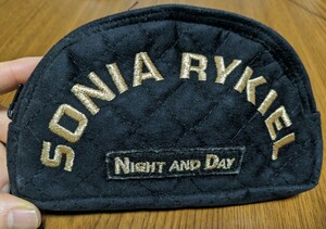 【送料込 新品】SONIA RYKIEL NIGHT AND DAYソニアリキエル　ナイトアンドデイ 黒 ポーチ