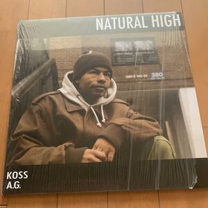 KOSS & A.G. - NATURAL HIGH 美品 D.I.T.C. SHOWBIZ & AG Lord Finesse