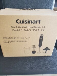 未使用品　Cuisinart スリム&ライト　マルチハンドブレンダー　ブラック　クイジナート