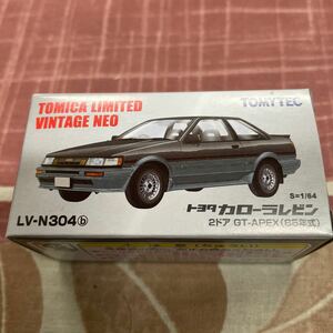 Tomica Limited Vintage Neo Toyota Cala La Revin 2 Door GT-Apex (85 лет) Внешняя коробка Неокрытая