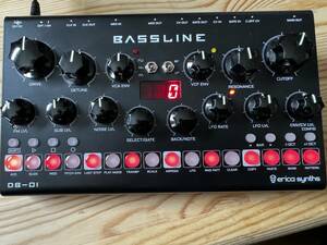 【国内送料込】Erica Synths Bassline DB-01　アナログシンセ　シーケンサー