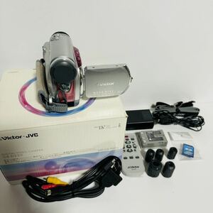 【美品】ビクター MiniDVビデオカメラ ダビング GR-D230