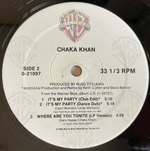 Chaka Khan / It's My Party(12Remix)12inch盤 その他にもプロモーション盤 レア盤 人気レコード 多数出品。_画像5