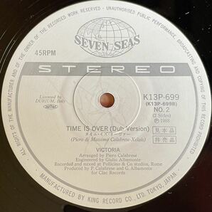 プロモ盤Victoria / Time Is Over 12inch盤 その他にもプロモーション盤 レア盤 人気レコード 多数出品。の画像4