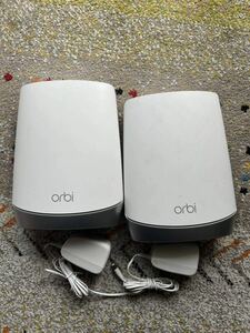 WiFi ルーター　サテレイト　Netgear Orbi rbr750 2台セット　wifi6 メッシュ　ジャック品取扱