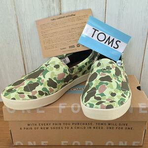 【新品27cm】TOMS トムス ボア付スリッポン アヴァロン ダックカモ 迷彩