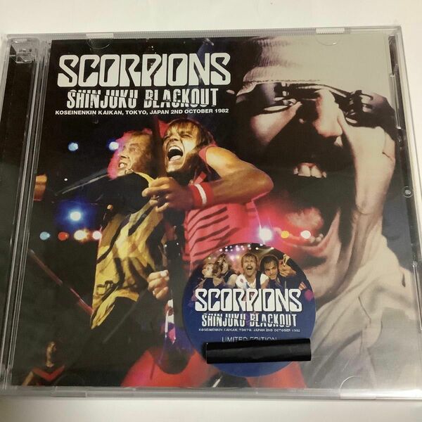 SCORPIONS / SHINJUKU BLACKOUT ● 2CD ＋ TICKETレプリカ