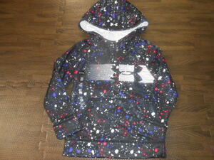 * Under Armor * new goods 120cm black ground . paint print. reverse side f lease parka postage 510 jpy 