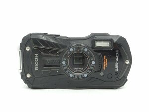 中古品　　 RICOH 防水デジタルカメラ WG-40 ブラック 　動作確認済み　送料無料