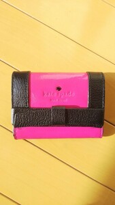 kate spade☆リボン☆キーリングつき☆パスケース☆小銭入れ☆定期入れ☆ポーチとしても☆ケイトスペード☆カードケース