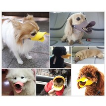 犬　口輪　小型犬・中型犬・大型犬 犬無駄吠え防止器具 しつけ用品　キズ舐め止め　アヒル口 マスク マウス_画像5