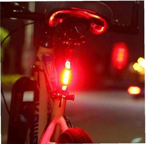自転車 用 テールランプ テールライト USB 充電式 明るい 警告灯 バックライト 充電 事故防止 高輝度 防水 安全 テール リアライト