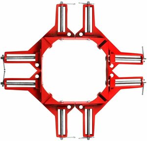 コーナークランプ 4個セット 90℃ DIY 定規 工具 万能 直角クランプ 90度 測定
