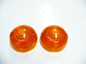  new goods Rover Mini for front turn signal lens plastic orange 2 piece 