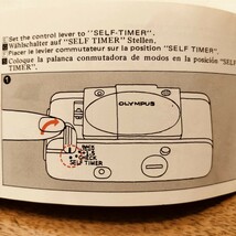 【超レア・輸出用】OLYMPUS XA3 INSTRUCTION (取扱説明書 英語、独語、仏語、スペイン語) オリンパス_画像9