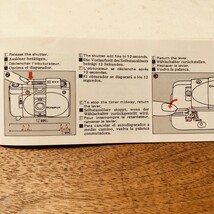 【超レア・輸出用】OLYMPUS XA3 INSTRUCTION (取扱説明書 英語、独語、仏語、スペイン語) オリンパス_画像8