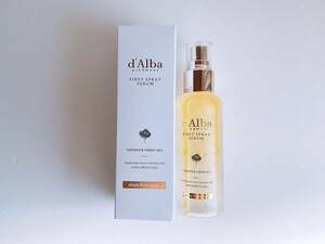 【1回使用】ｄ'Alba ファーストスプレーセラム 100ml ダルバ ホワイトトリュフ 保湿ケアミスト 植物オイル 美容液 乾燥