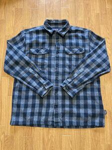 Patagonia パタゴニア L/S FjordFlannelShirt フィヨルドフランネルシャツ 53947FA15 2015年製　ヘビーネルシャツ