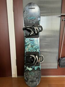 BURTON Barton chopper 115 Kids Junior snowboard board 1 times use beautiful goods binding attaching regular goods 