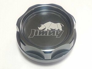 ジムニー JB23 ( K6A ) アルミ オイル フィラー キャップ ガンメタ 新品、未使用・ F6A ・ JA22 ・ JA11 ・ レーシーに ドレスアップ！