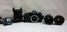 【大黒屋】中古 Nikon ニコン F3　レンズ2本　ストロボ・ガンカプラー付_画像6