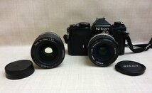 【大黒屋】中古 Nikon ニコン FE　レンズ2本　NIKKOR 28mm 1:2.8／Zoom 36～72mm 1:3.5_画像1