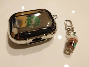 STARBUCKS AirPods Pro ケース カバー エアーポッズケース イヤホンケース スタバ メッキ