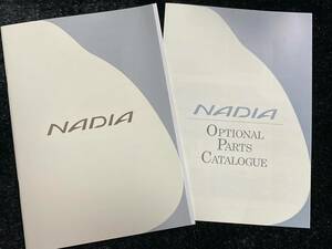 ( shelves 2-2) catalog Toyota Nadia 1998 year 8 month option parts catalog attaching 