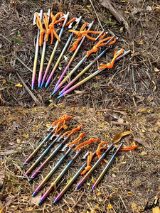 [. coloring ] a little over . titanium peg light weight solid stay k6 pcs set 24cm hard ground . correspondence tent for tarp for outdoor camp leisure 