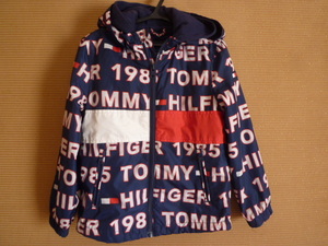 TOMMY HILFIGER トミーヒルフィガー 子ども 長袖 パーカー 110 インナーベスト付