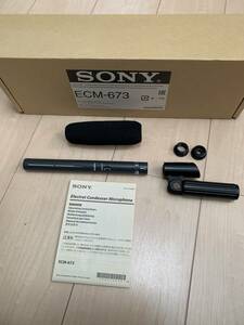 SONY ECM-673 ガンマイク　【中古動作品】