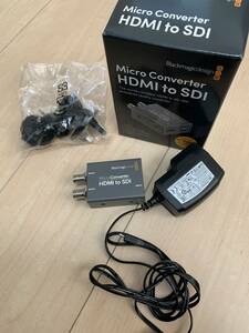 Blackmagic Micro Converter HDMI to SDI 変換 コンバーター 【中古美品】