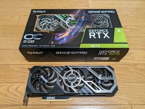 【1円スタート】【ラスト1】 Palit RTX3070 GAMINGPRO OC 8G GDDR6 GeForce RTX3070