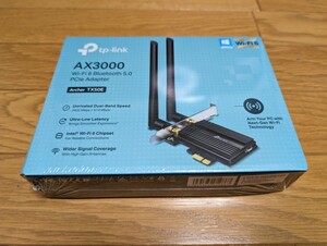 【未開封】【送料無料】tp-link AX3000 WiFi6 Bluetooth5.0 PCIeアダプター Archer TX50E