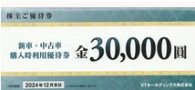 VTホールディングス 株主ご優待券 一冊 新車中古車購入 車検時優待 KeePer技研 キーパーLABOサービス利用割引券 20%割引 Jネットレンタカー_画像2