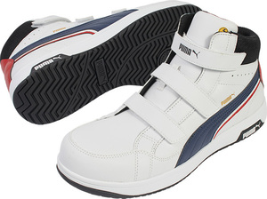新品 PUMA プーマ 安全靴 HERITAGE AIRTWIST 2.0 WHITE MID H&L 63.204.0 27.0cm