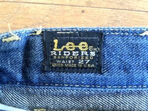 Lee RIDERS リーライダース サイズ27インチ　当時物　ヴィンテージ