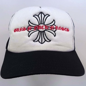 CHROME HEARTS クロムハーツ Guns N' Roses Trucker Cap ガンズアンドローゼズ トラッカーキャップ ホワイト/ブラック 帽子 白/黒の画像1