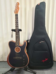 【美品】Fender USA American Acoustasonic Telecaster フェンダー アコスタソニック テレキャスター エレアコ　ブラック