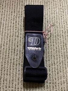 D’Addario USA ギターストラップ エレキギター ブラック 黒 ダダリオ アメリカ製