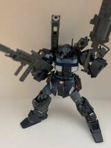 HG 1/144 「ジェスタ シェザール隊仕様 B and C班装備 」＋追加武装キャノン組み立て済み　現状品ジャンク　箱説無し　機動戦士ガンダムNT_画像1