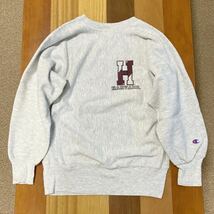 極上美品 90sトリコ刺繍タグ Champion REVERSE WEAVE S チャンピオンリバースウィーブ HARVARD ハーバード 両面プリント_画像1