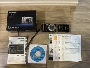 G052 Panasonic LUMIX DMC-TZ7 コンパクトデジタルカメラ　バッテリー付属 動作確認済 