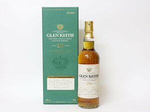 1円～★グレンキース 28年 スペイサイド シングルモルト スコッチウイスキー GLEN KEITH *箱付［度数:43% 700ml］