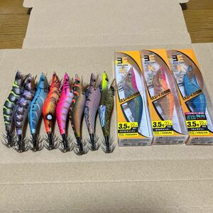 エギ11本セット(新品3本中古8本) ヤマシタ エギ王K カルディバタイブレーカー クリックス