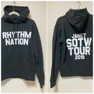 美品 Janet Jackson ジャネット ジャクソン State of the World Tour 2019 かぶりパーカー パーカー サイズrythm nation