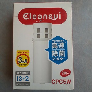 【新品未使用/送料無料】クリンスイ ポット型浄水器用カートリッジ CPC5W-NW